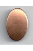 Oval, domed 9/16 X 13/16 inch - ( Pack of 10 ) Copper Ref: 404