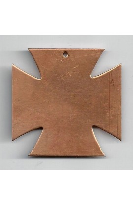 Pendentif, croix 51 X 51 mm - ( Paquet de 1 ) Cuivre Ref: 772