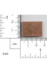 Rectangle 19 X 25 mm - ( Paquet de 10 ) Cuivre Ref: 100