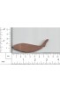 Fish, whale 3 3/16 X 1 3/16 inch - ( Pack of 5 ) Copper Ref: 844