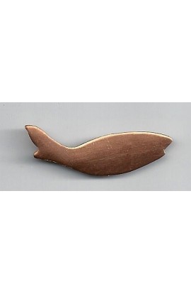 Poisson, baleine 40 X 15 mm - ( Paquet de 10 ) Cuivre Ref: 891
