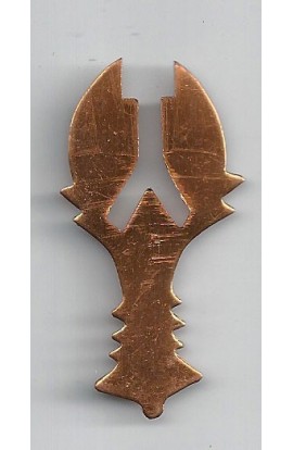 Poisson, homard 29 X 54 mm - ( Paquet de 5 ) Cuivre Ref: 932