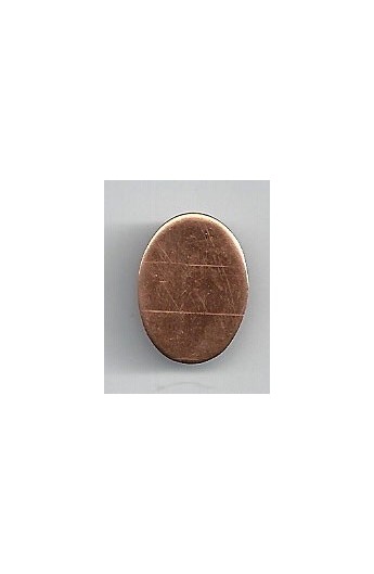 Oval 9/16 X 11/16 inch - ( Pack of 10 ) Copper Ref: 1016