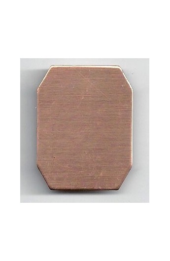 Octagon 1 X 1 5/16 inch - ( Pack of 10 ) Copper Ref: 1039